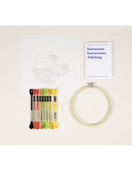 Kit broderie - Tulipes romantiques