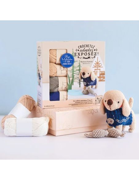 Coffret crochetez adoptez exposez - Ryo le labrador