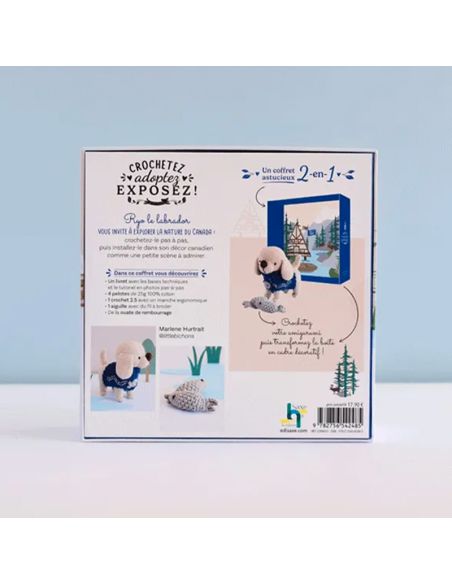 Coffret crochetez adoptez exposez - Ryo le labrador