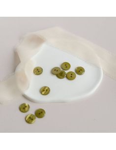 Bouton Shiny 2 trous - Matcha
