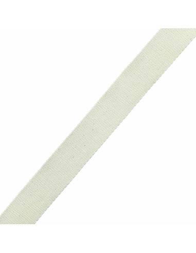 Correa de algodón para bolso brillante - Crudo