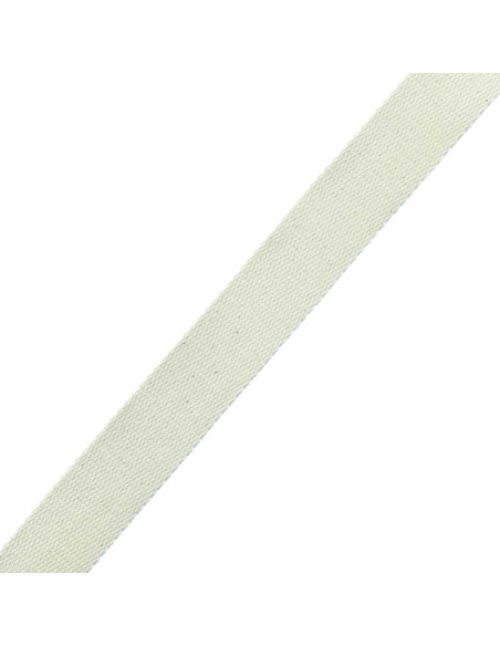 Correa de algodón para bolso brillante - Crudo