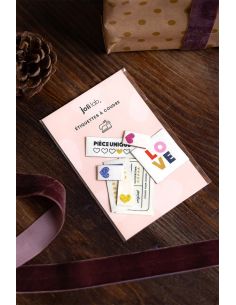 Lot de 7 étiquettes à coudre - Assortiment iconiques 2