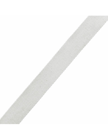 Correa de algodón para bolso brillante - Blanco