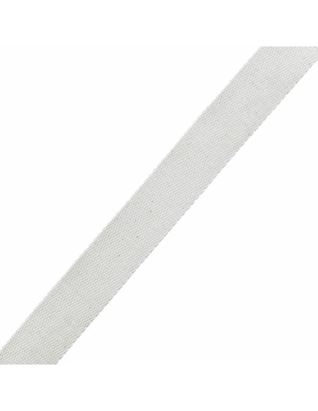 Correa de algodón para bolso brillante - Blanco