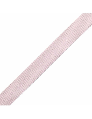 Correa de algodón para bolso brillante - Rosa