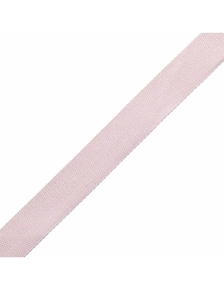 Correa de algodón para bolso brillante - Rosa