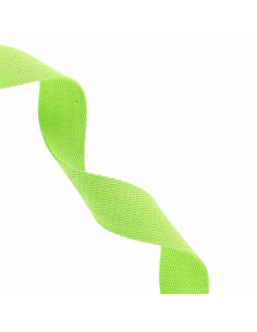 Correa de algodón para bolso brillante - Verde