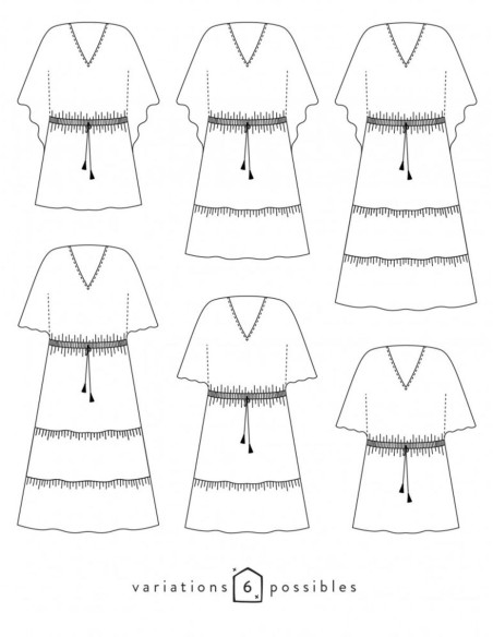 Patrón de vestido Helios - Atelier Scämmit