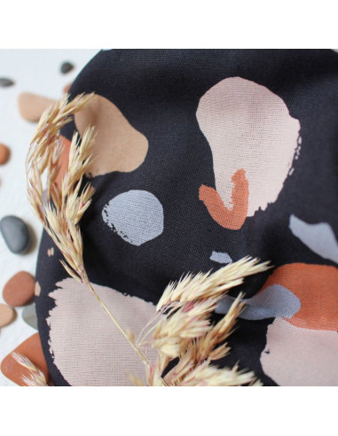 Tejido viscosa Granito Night - Atelier Brunette
