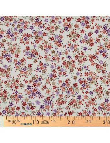 Tissu popeline de coton Eloïse - Blanc cassé