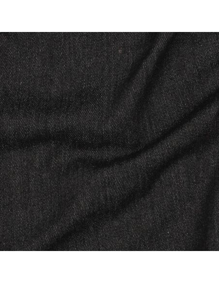 Tissu jeans coton léger - Noir