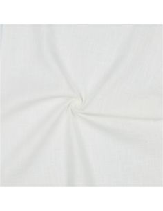 Tissu lin coton lavé - Blanc