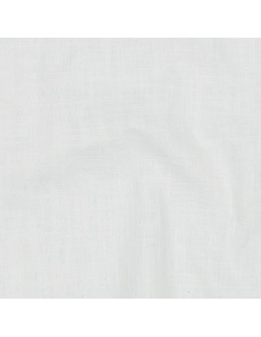 Tissu lin coton lavé - Blanc