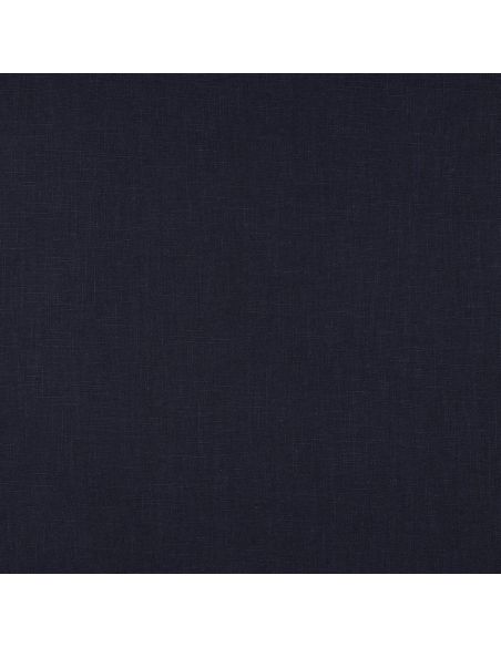 Tissu lin coton lavé - Bleu marine
