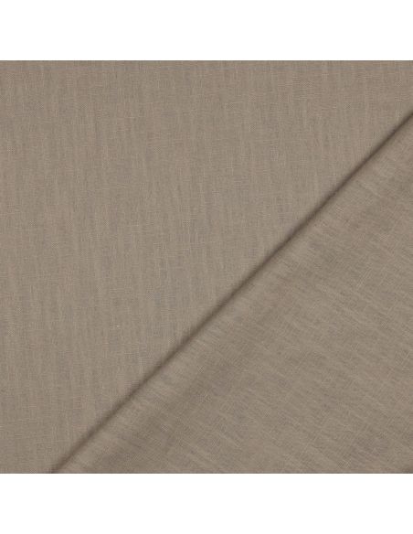 Tissu lin coton lavé - Sable