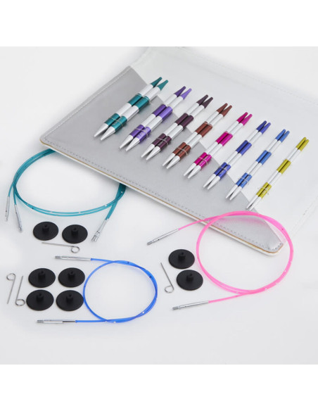 Kit de agujas circulares para tejer KnitPro Deluxe SmartStix
