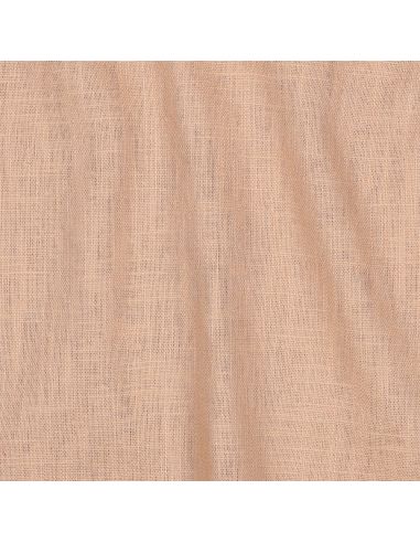 Tissu lin coton lavé - Nude