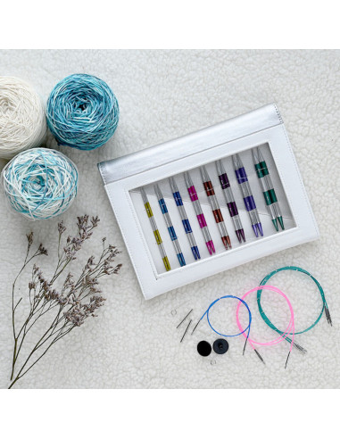 Kit de agujas circulares para tejer KnitPro Deluxe SmartStix