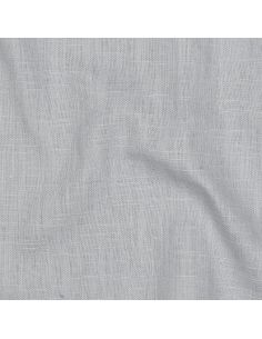 Tissu lin coton lavé - Gris argent 2