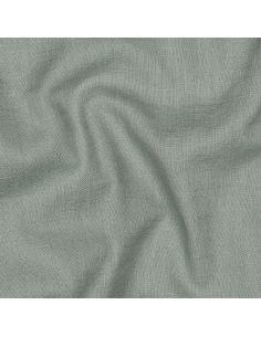 Tissu lin coton lavé - Vert de gris 2