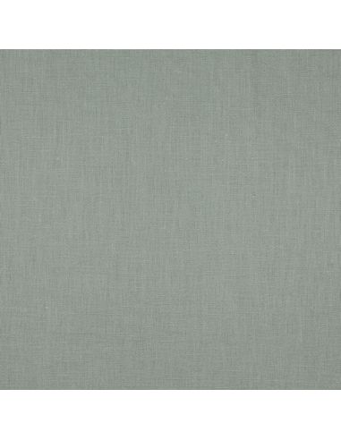 Tissu lin coton lavé - Vert de gris