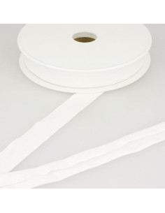 Sesgo de jersey de viscosa - Blanco