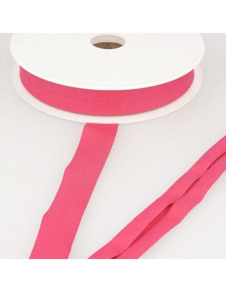 Sesgo de jersey de viscosa - Fucsia