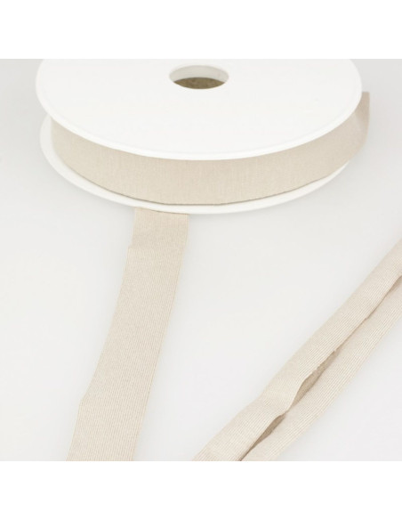 Sesgo de jersey de viscosa - Beige