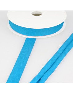 Viscosa de jersey al bies - Azul océano