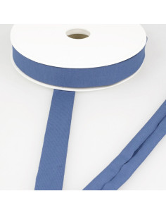 Viscosa de jersey sesgado - Azul