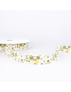 Sesgo flores - Amarillo
