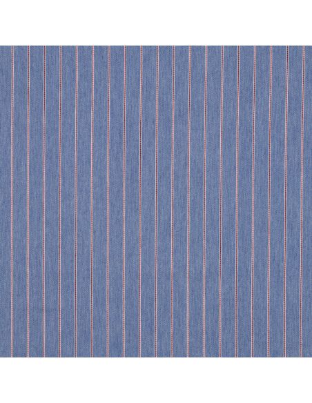Tissu Denim léger à rayures fines - Bleu clair