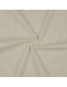 Tissu lin coton lavé - Écru