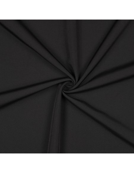 Tissu softshell déperlant envers micro polaire - Noir