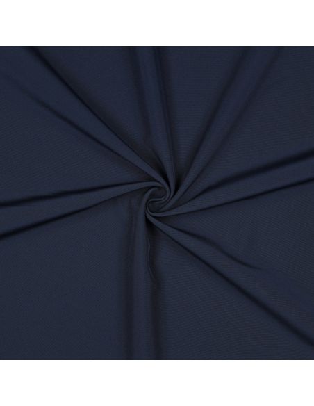 Tissu softshell déperlant envers micro polaire - Bleu marine