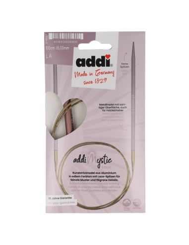 Aiguilles circulaires fixes addi Mystic Lace