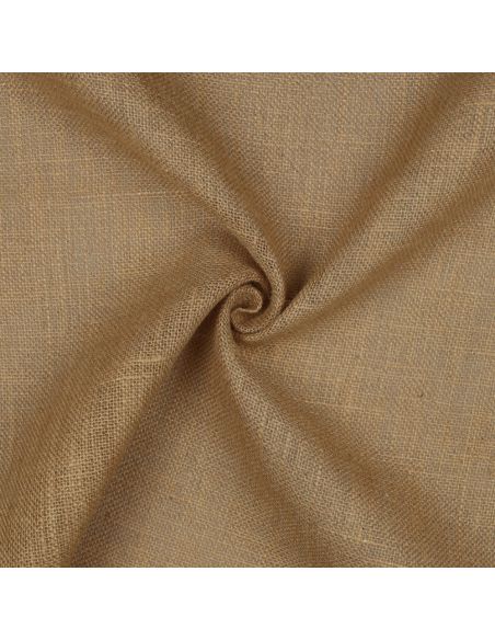 Toile de jute lurex or - Naturel