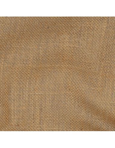 Toile de jute lurex or - Naturel