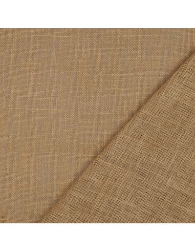 Toile de jute lurex or - Naturel