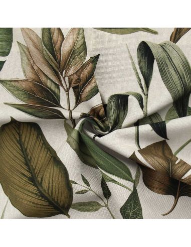 Toile de coton canvas - Botanique