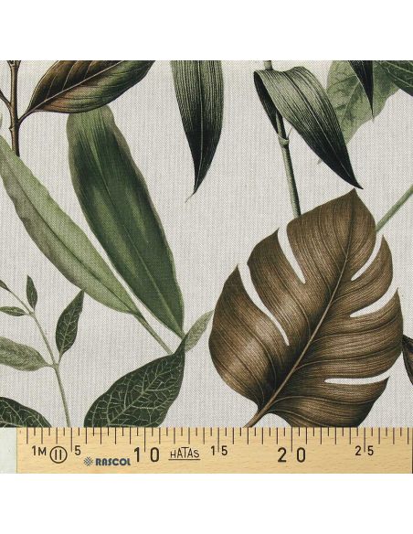 Toile de coton canvas - Botanique