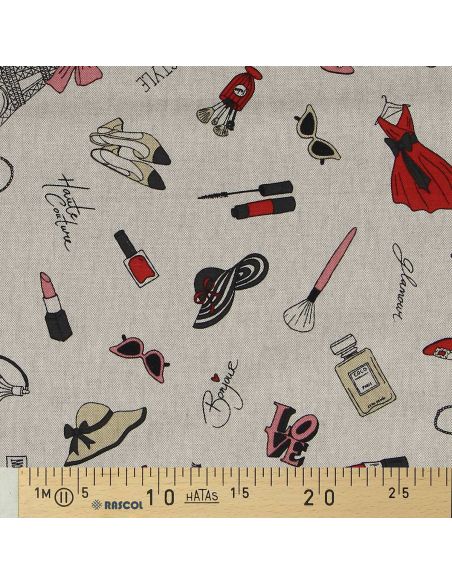 Toile de coton canvas - Fashionista