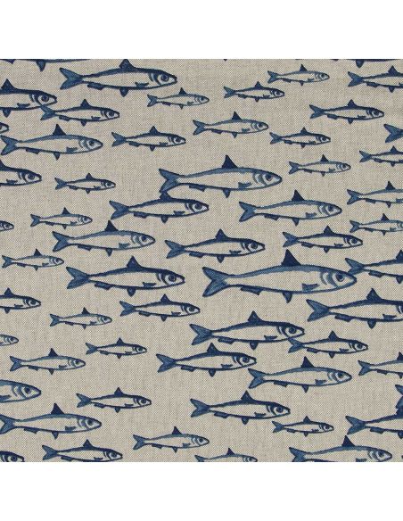 Toile de coton canvas - Banc de poissons