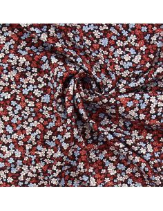 Tissu viscose Myosotis - Rouge