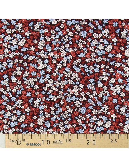 Tissu viscose Myosotis - Rouge