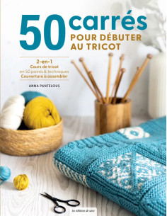 Livre 50 carrés pour débuter au tricot
