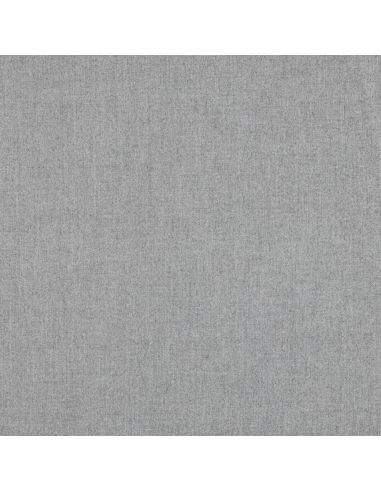 Tissu gabardine viscose brossée premium - Gris chiné clair