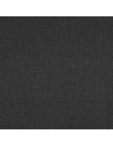 Tissu gabardine viscose brossée premium - Gris chiné foncé