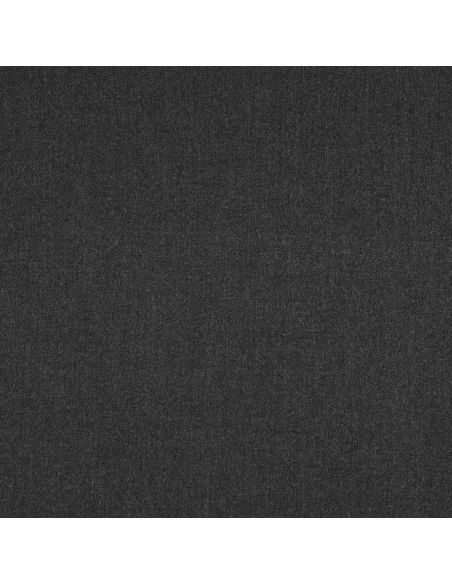 Tissu gabardine viscose brossée premium - Gris chiné foncé